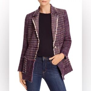 Rebecca Taylor Blanket Tweed Blazer